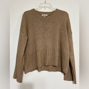 Madewell Ayres Wide-Sleeve Pullover Sweater - Wool and Alpaca Blend Size XS